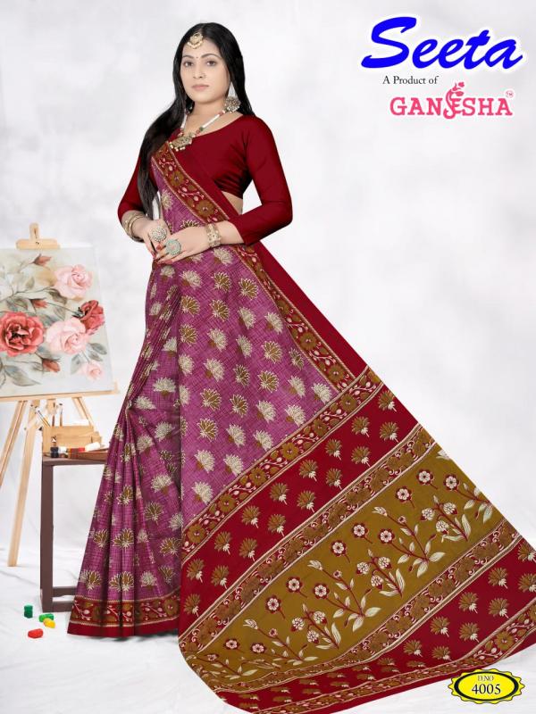 Ganesha Seeta Vol-04 – Cotton Sarees